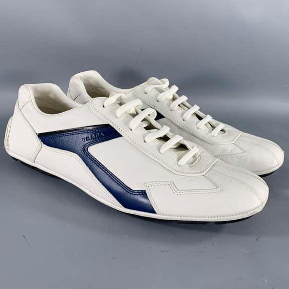 PRADA Other - PRADA -Monte Carlo- White Navy Color Block Sneakers